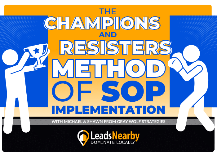 ‘Champions and Resisters Method’ graphic with trophy and boxer icons.