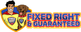 Fixed Right Guaranteed Logo Shield Text Wide Red Cape Transparent