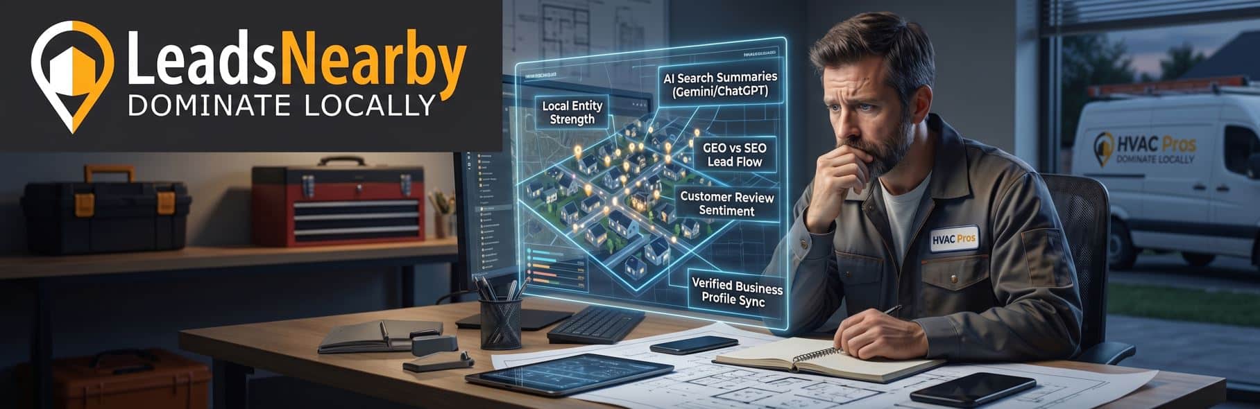 Home Contractor Thinking About Brand And Ai