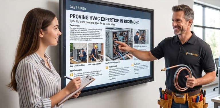 Home Service Contractor Proving Expertise
