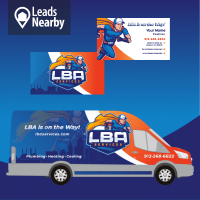 Lnb Lba Services Rebrand Business Card Truck Wrap