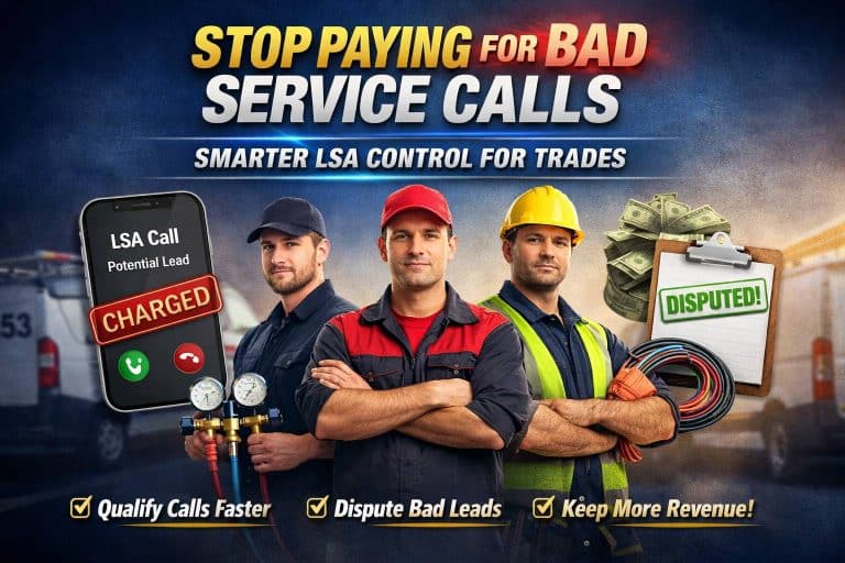 LSA calls for home service contractors