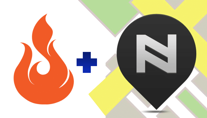 Decorative graphic with the City Fire logo alongside the Nearby Now logo, emphasizing collaboration and successful strategies.