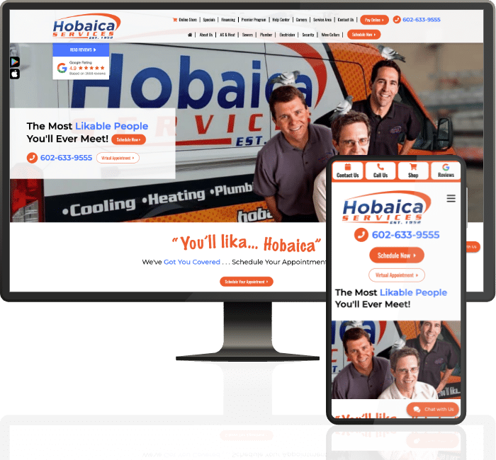 Website Hobaica Services
