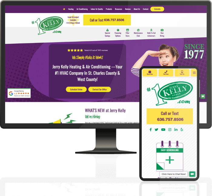 Website Jerry Kelly Heating And Air Conditioning