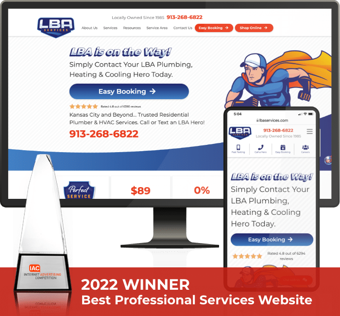 Website Lba Services Award Winning 1
