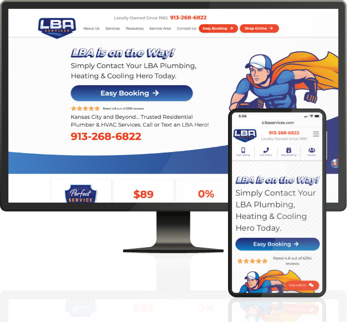Website Lba Services Award Winning